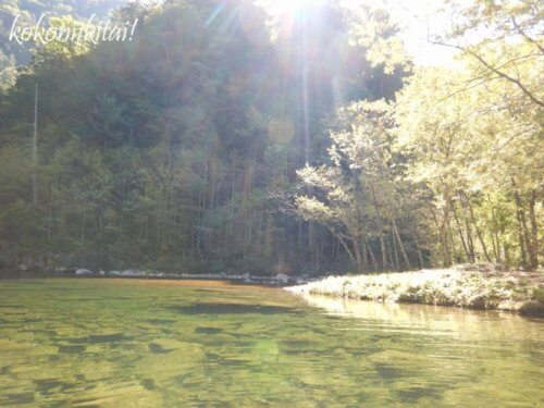 おんたけ自然湖、王滝村、カヌー