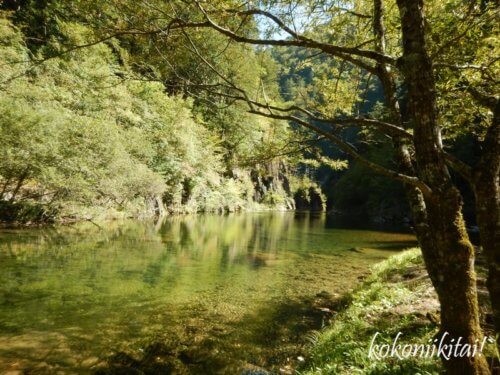 おんたけ自然湖、王滝村、カヌー