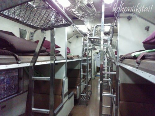 タイ寝台列車、車内ベッド座席