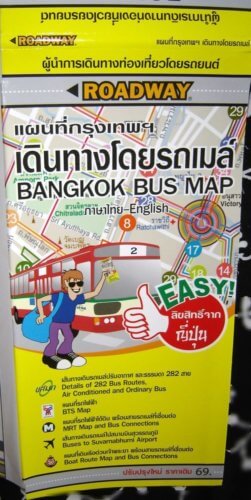 バンコク市バス路線図、バンコク市バスマップ